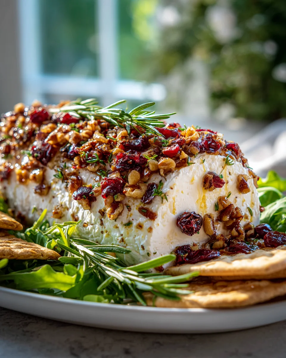 Delicious Million Dollar Beef Bacon Goat Cheese Appetizer Log