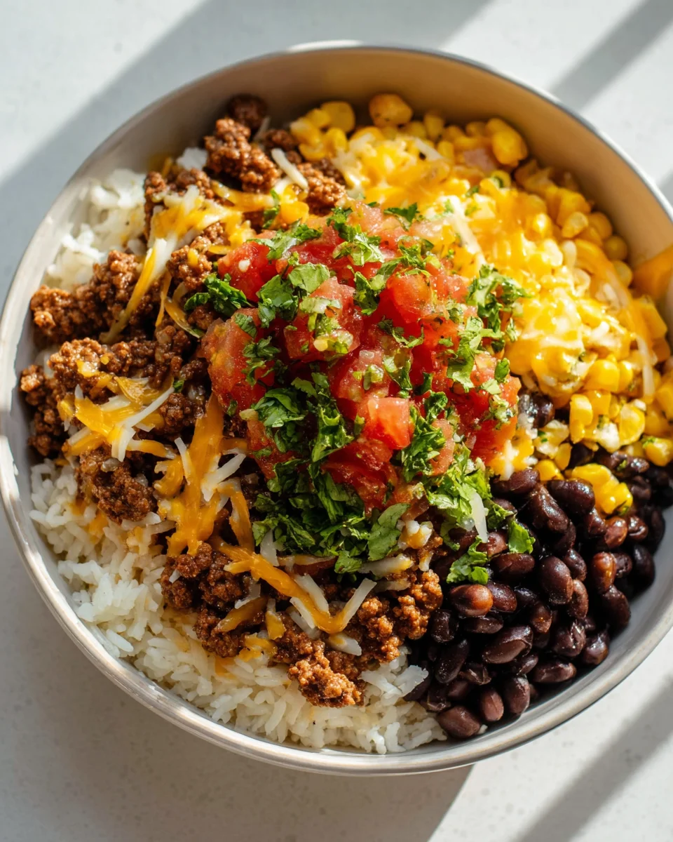 Delicious Ground Beef Burrito Bowl Recipe for Easy Meals