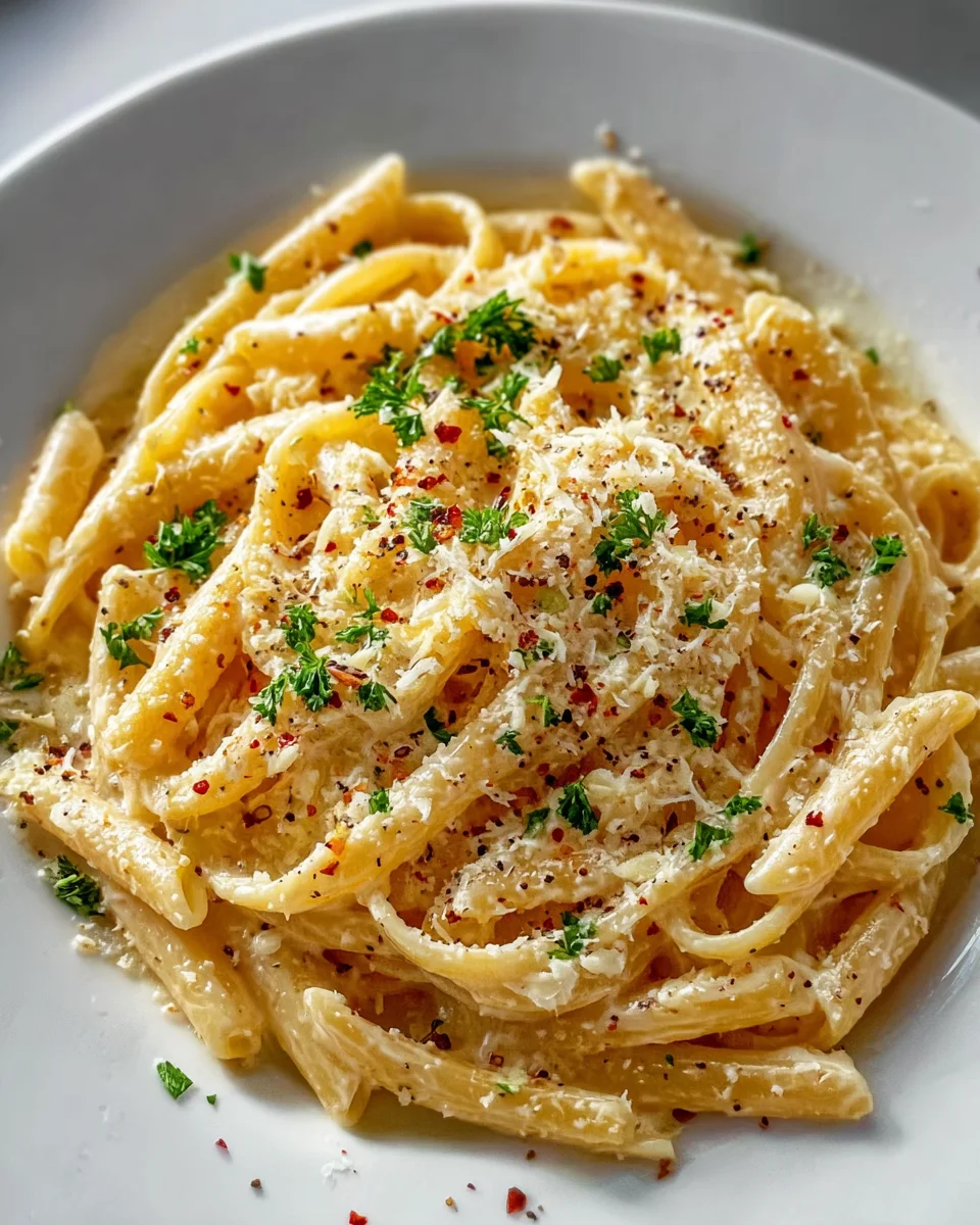 Creamy Garlic Pasta: Easy One Pot Dinner Recipe