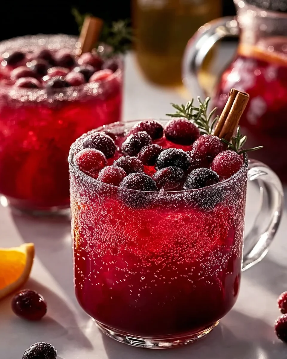 Sparkling Frost Christmas Punch: Easy Non-Alcoholic Recipe