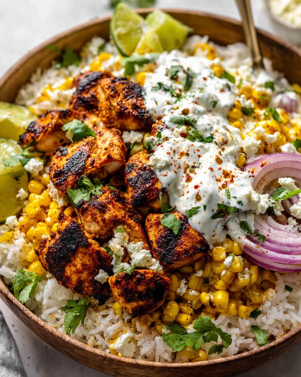 Delicious Tasty Street Corn Chicken Bowl Recipe to Savor