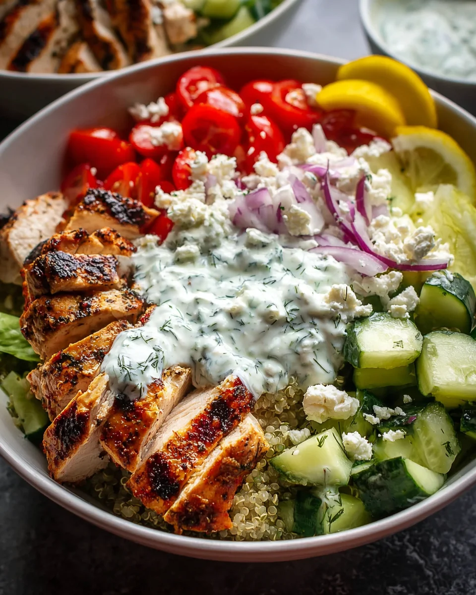 Flavor-Packed Greek Chicken Bowls: Your New Go-To Meal