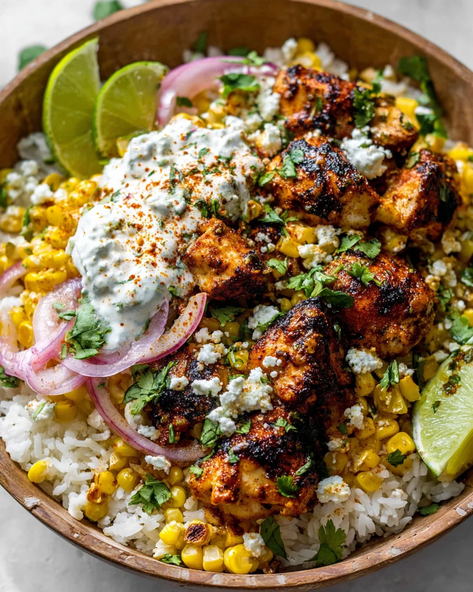 Delicious Tasty Street Corn Chicken Bowl Recipe to Savor