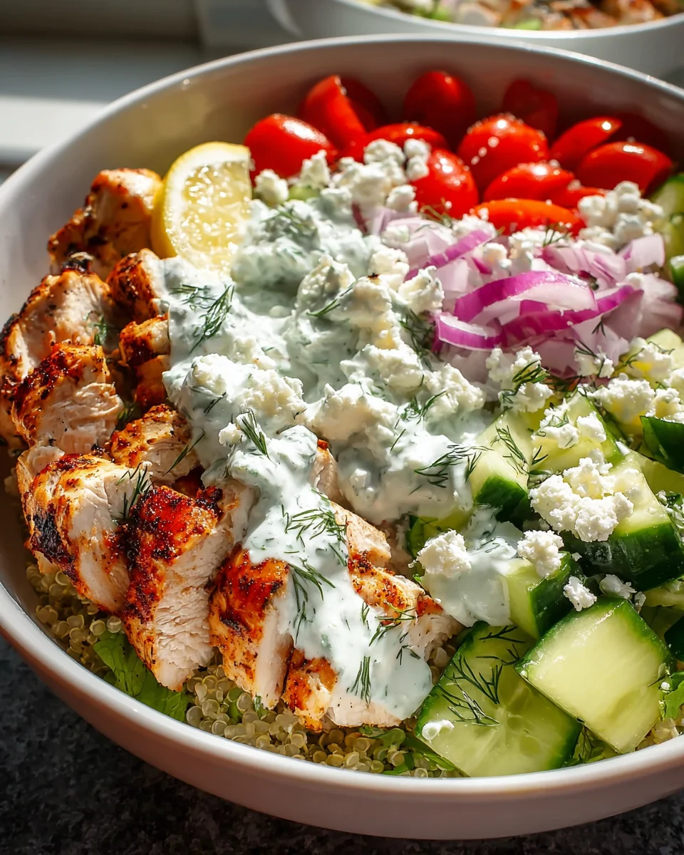 Flavor-Packed Greek Chicken Bowls: Your New Go-To Meal