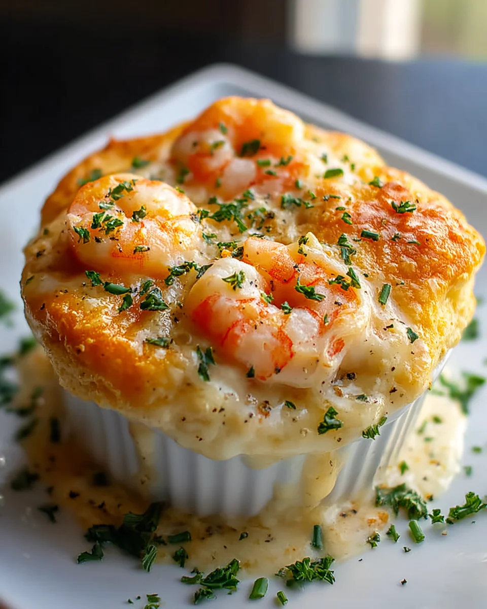 Savory Shrimp Lobster Cheddar Bay Biscuit Pot Pie Recipe