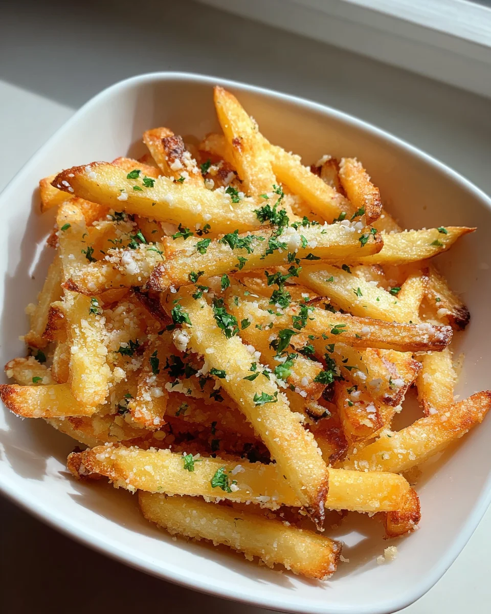 Crispy Garlic Parmesan Fries: Irresistibly Delicious Treats!
