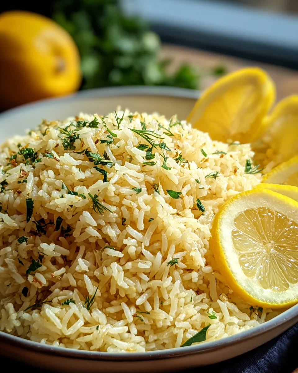 Best Greek Lemon Rice Recipe – Simple, Zesty, & Flavorful