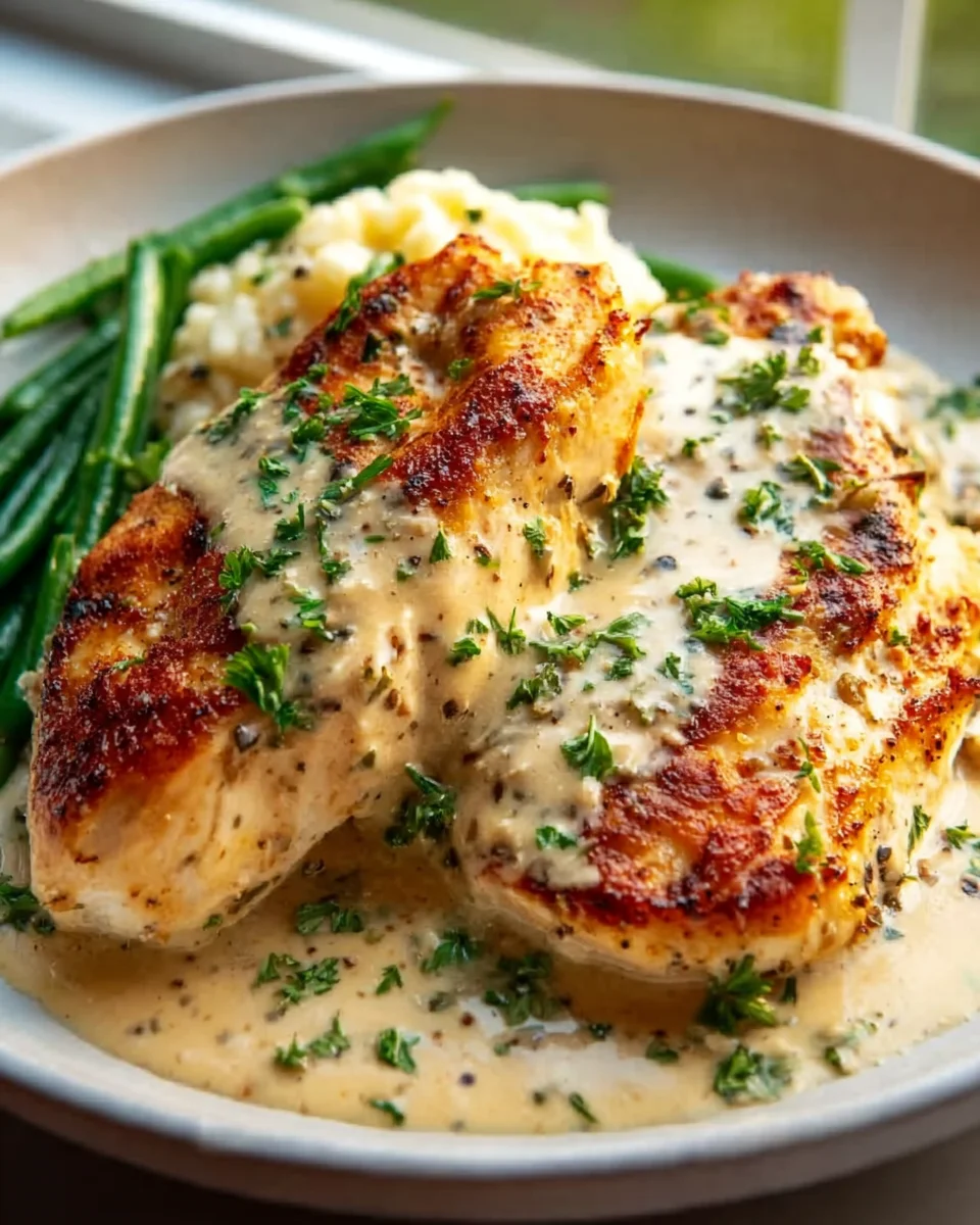 Best Creamy Garlic Parmesan Chicken Breast Recipe!