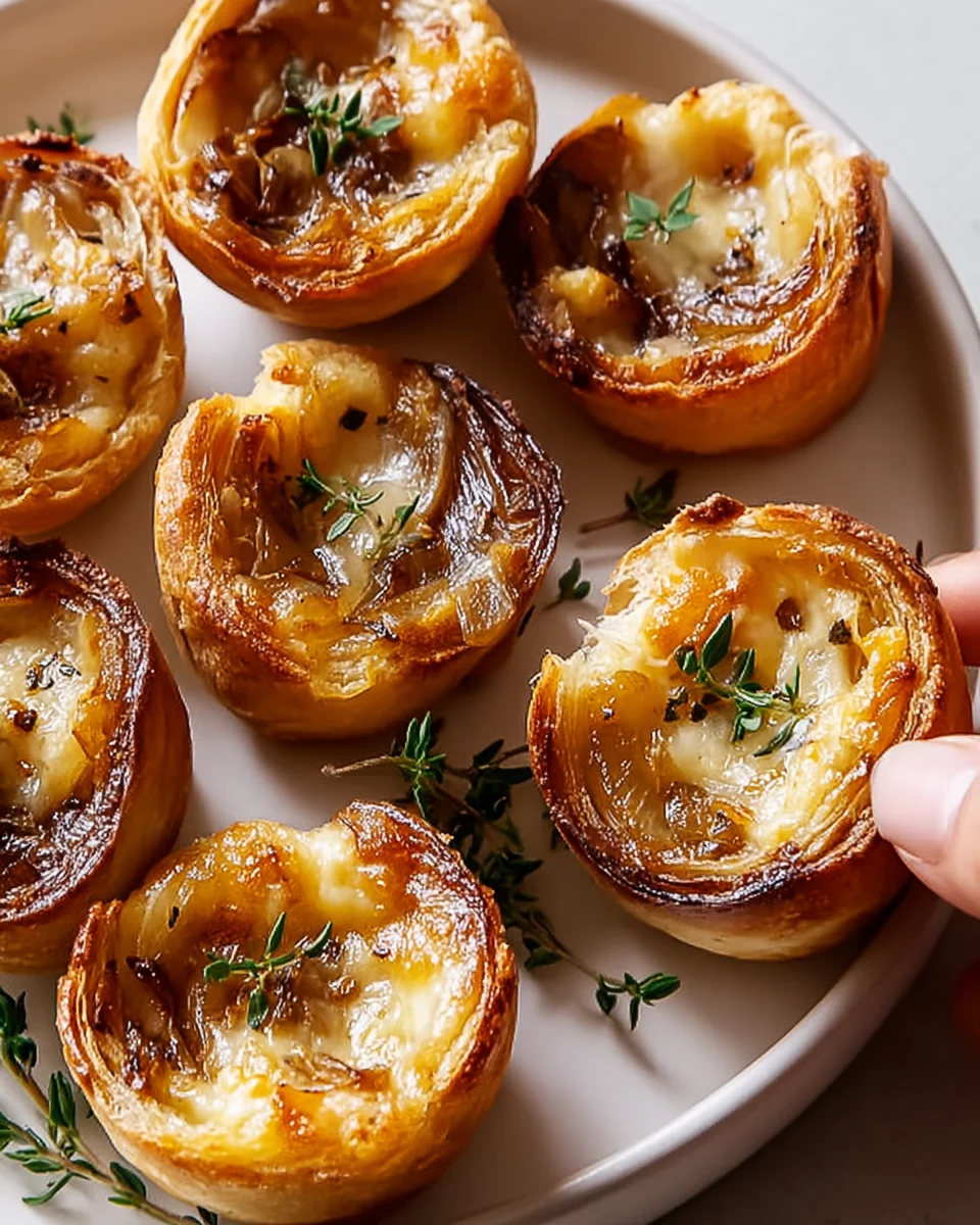Delicious French Onion Soup Bites: Savory Appetizer Treats