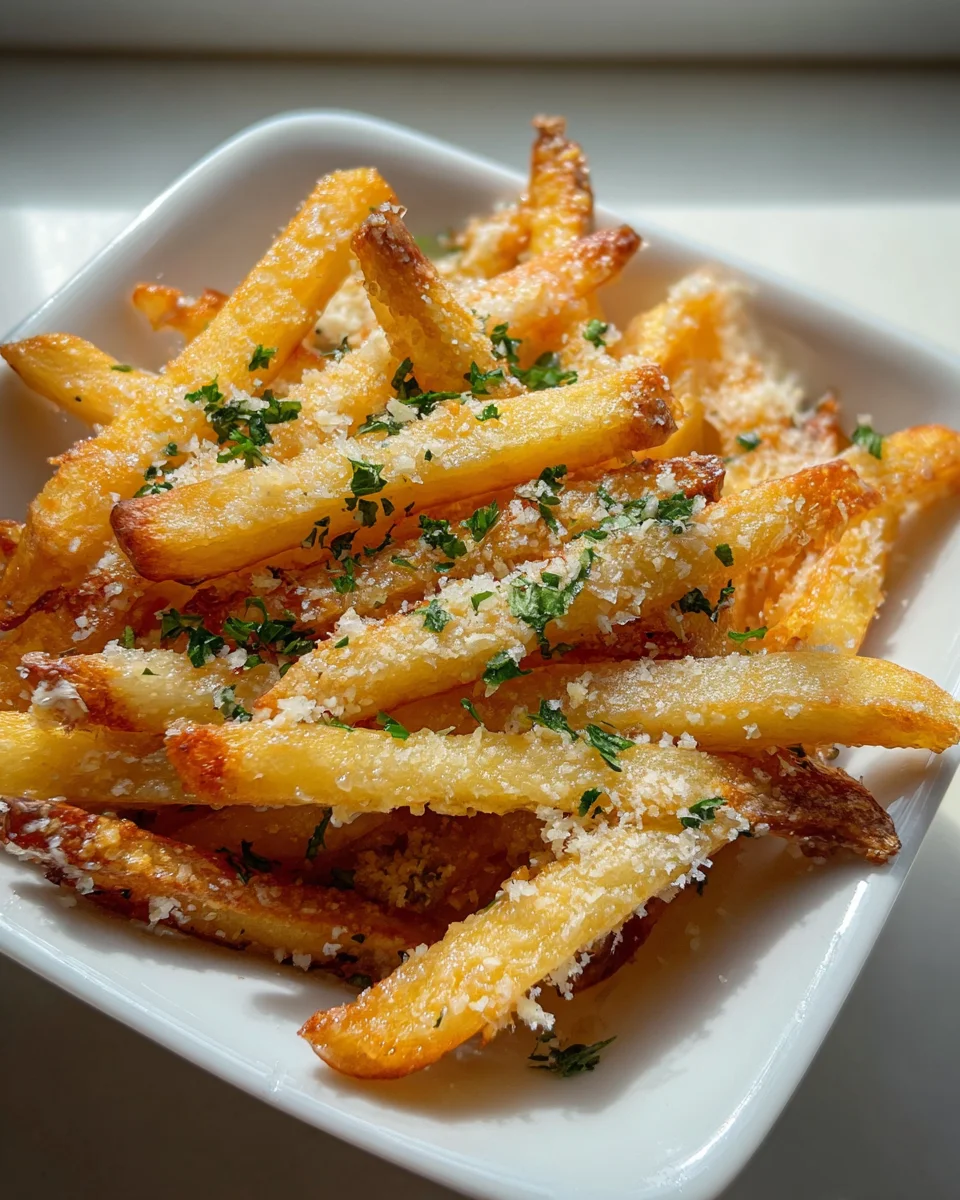 Crispy Garlic Parmesan Fries: Irresistibly Delicious Treats!