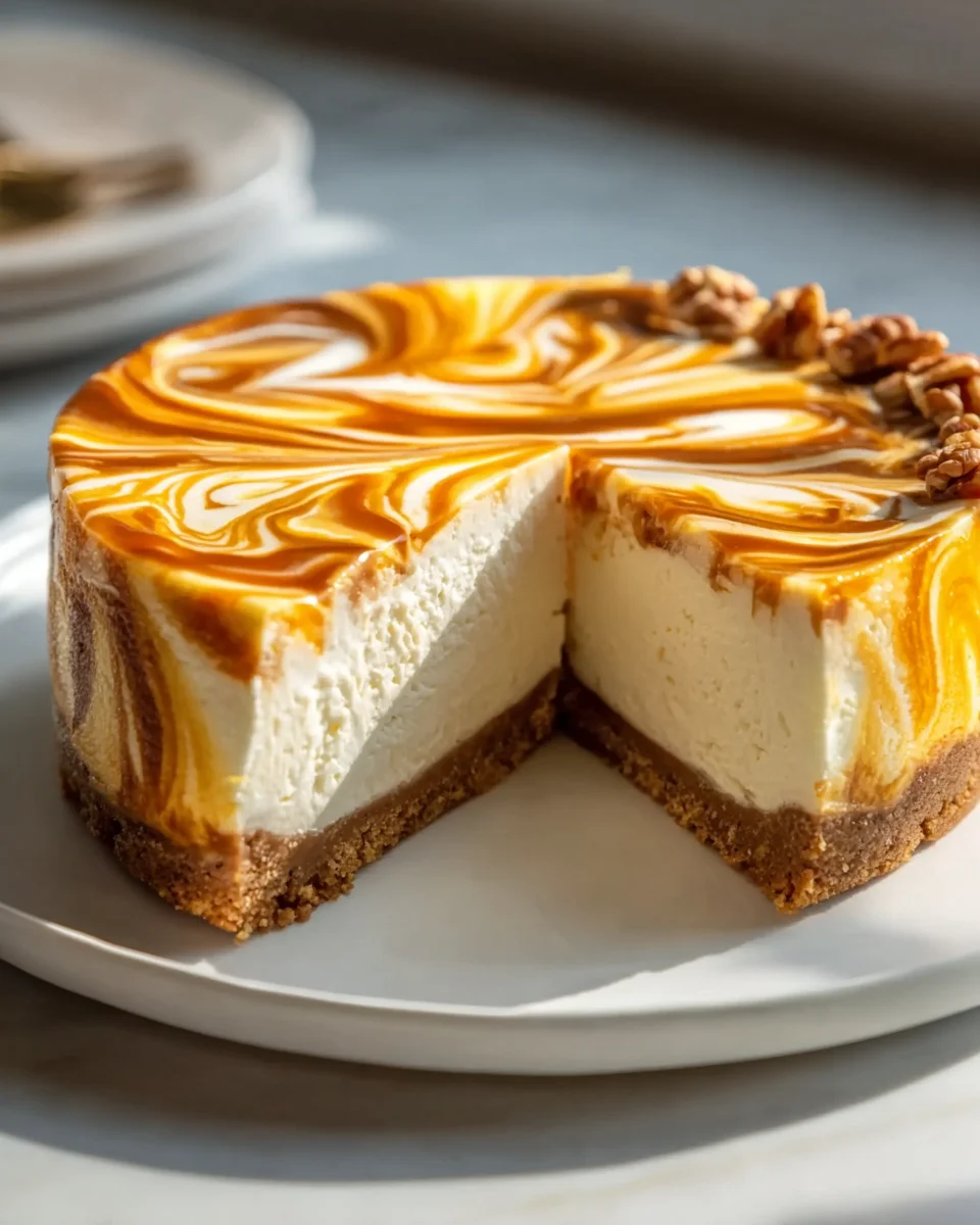 Easy Pumpkin Swirl Cheesecake Recipe: Fall's Perfect Dessert