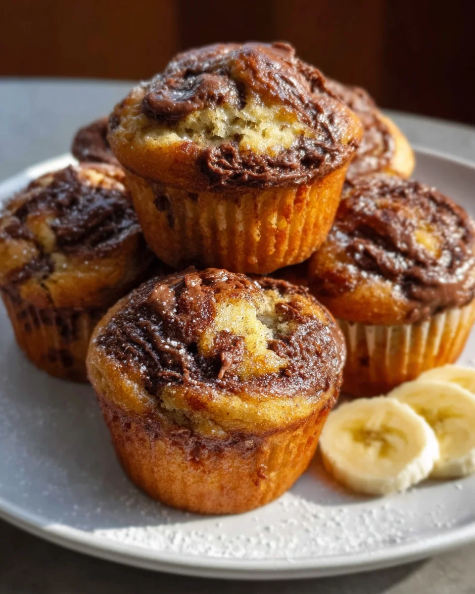 Delicious Nutella Banana Swirl Muffins Recipe to Try Today!