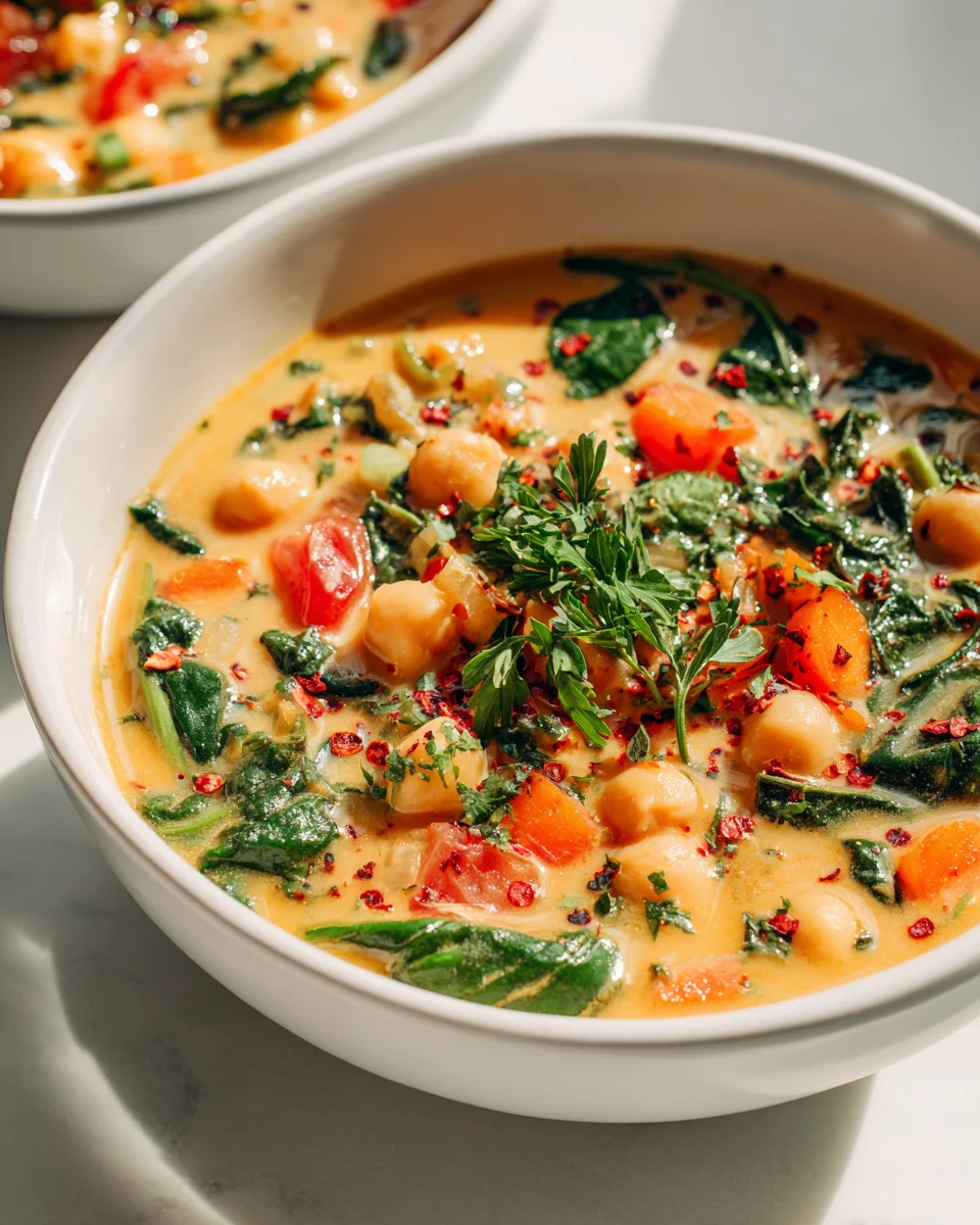 Delicious Mediterranean Chickpea Soup Recipe for Cozy Nights