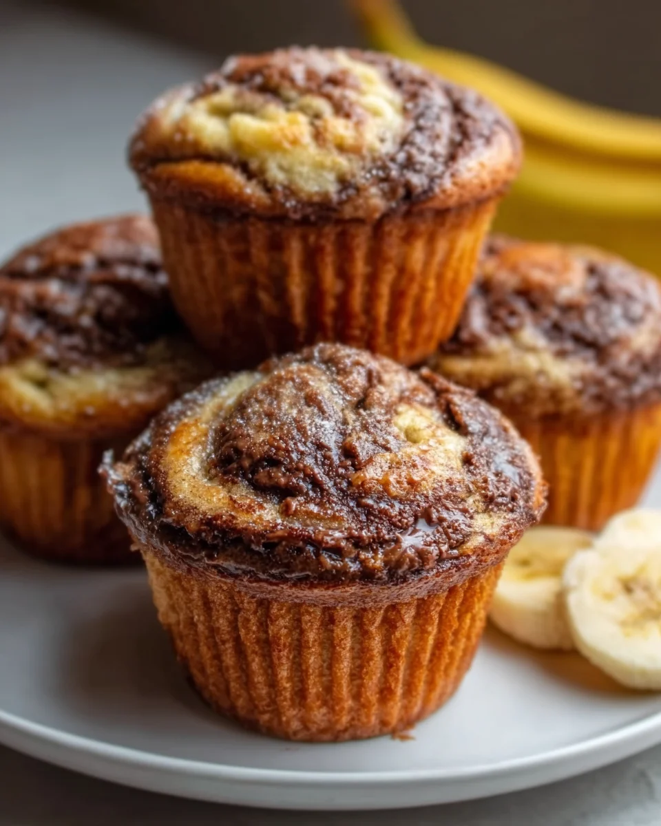 Delicious Nutella Banana Swirl Muffins Recipe to Try Today!