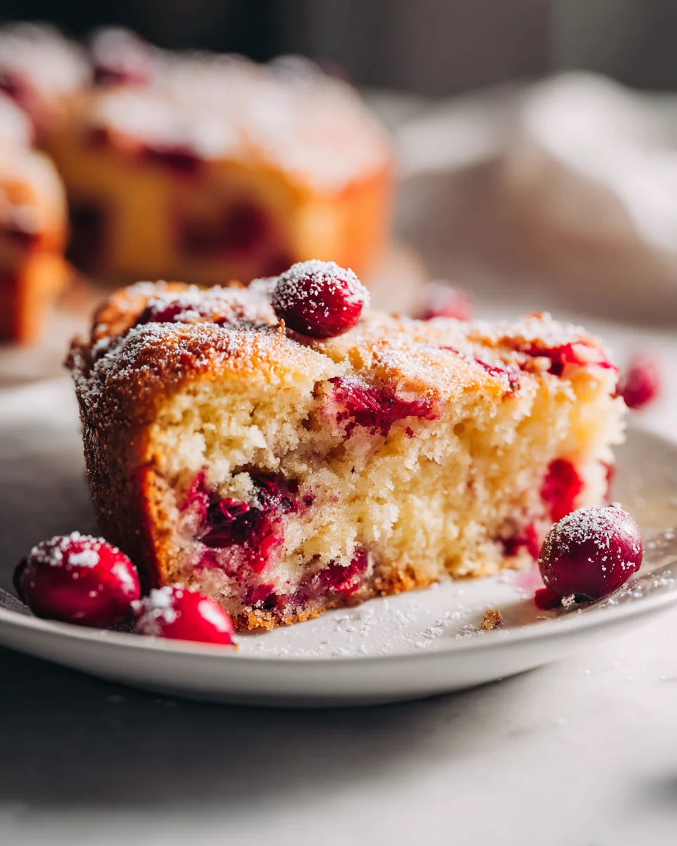 Delicious Cranberry Breakfast Cake Recipe to Brighten Mornings