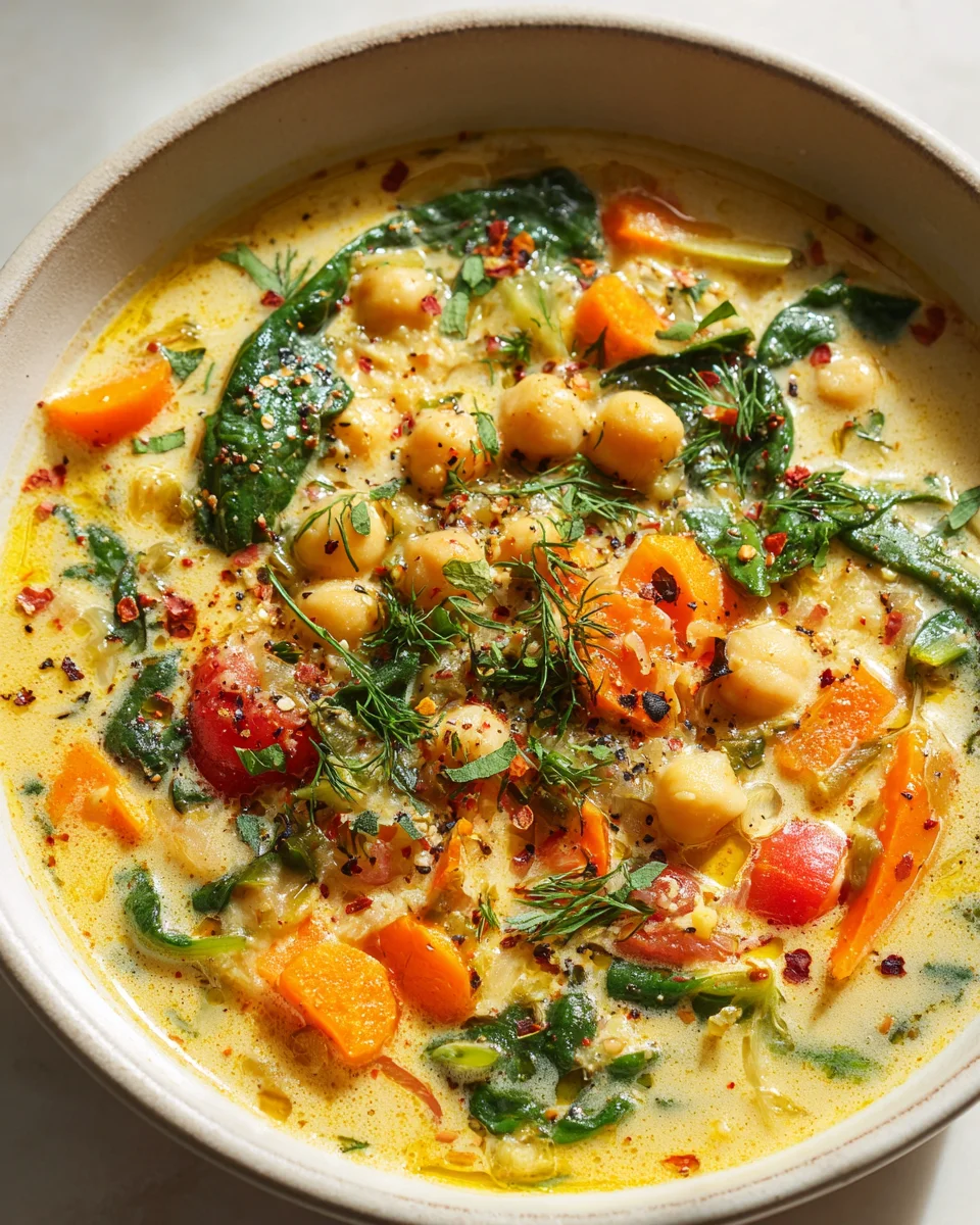 Delicious Mediterranean Chickpea Soup Recipe for Cozy Nights