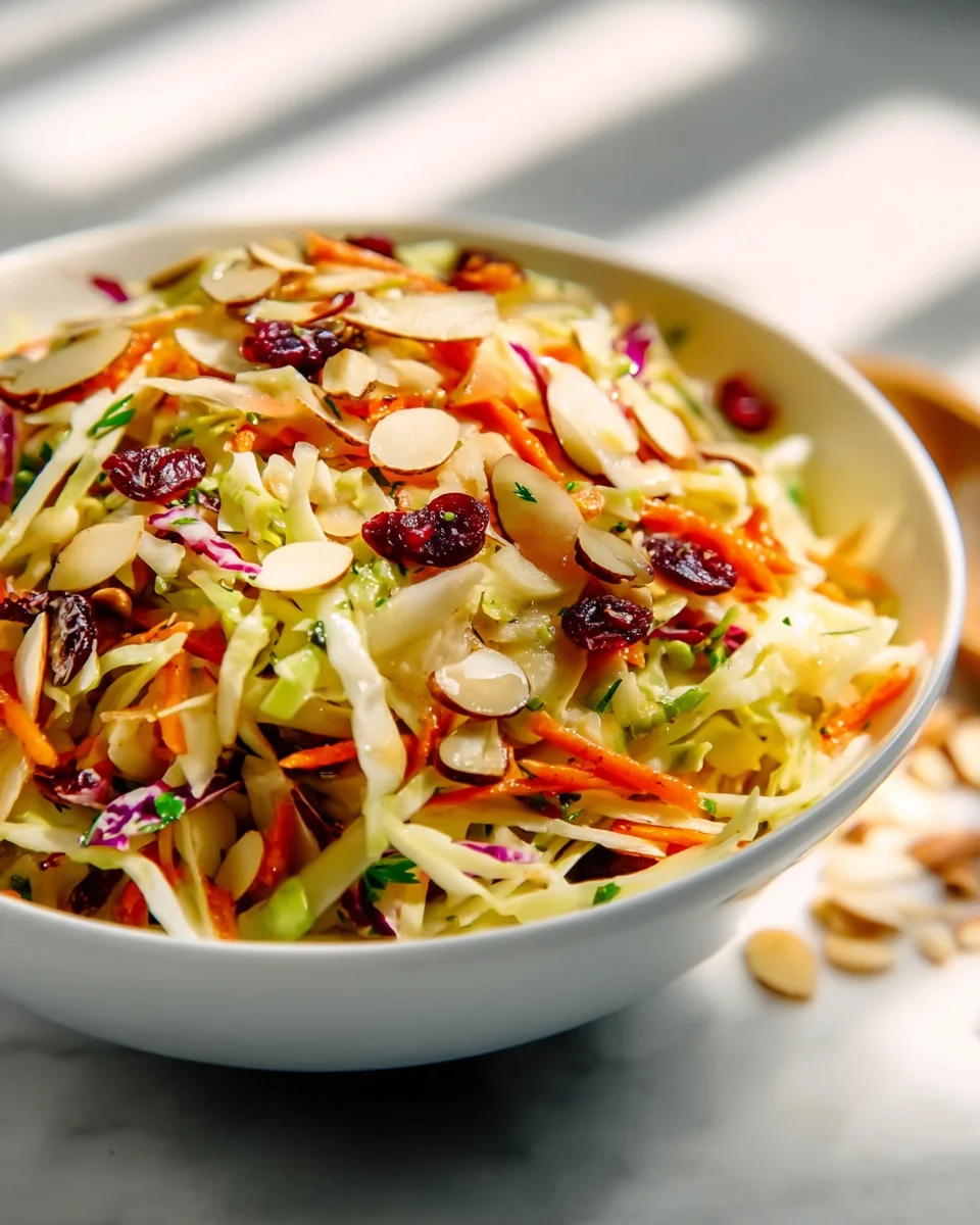 Cranberry Almond Thanksgiving Slaw Recipe: Fresh & Festive!