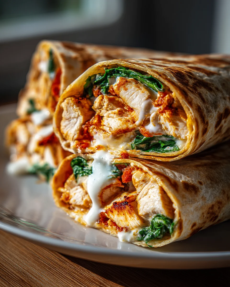Get Crispy Air Fryer Chicken Mozzarella Wraps Tonight!