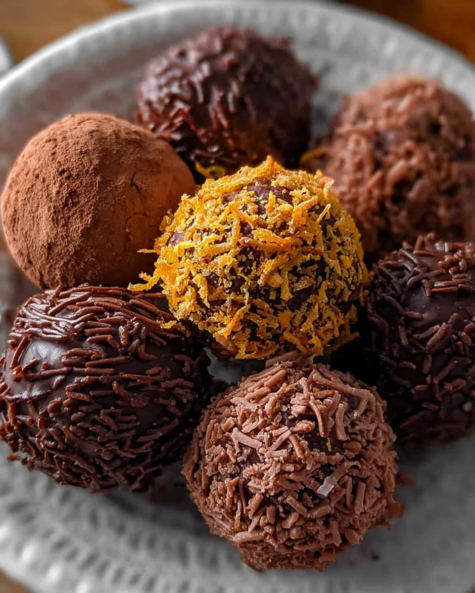 Irresistible Juicy Orange Chocolate Christmas Truffles