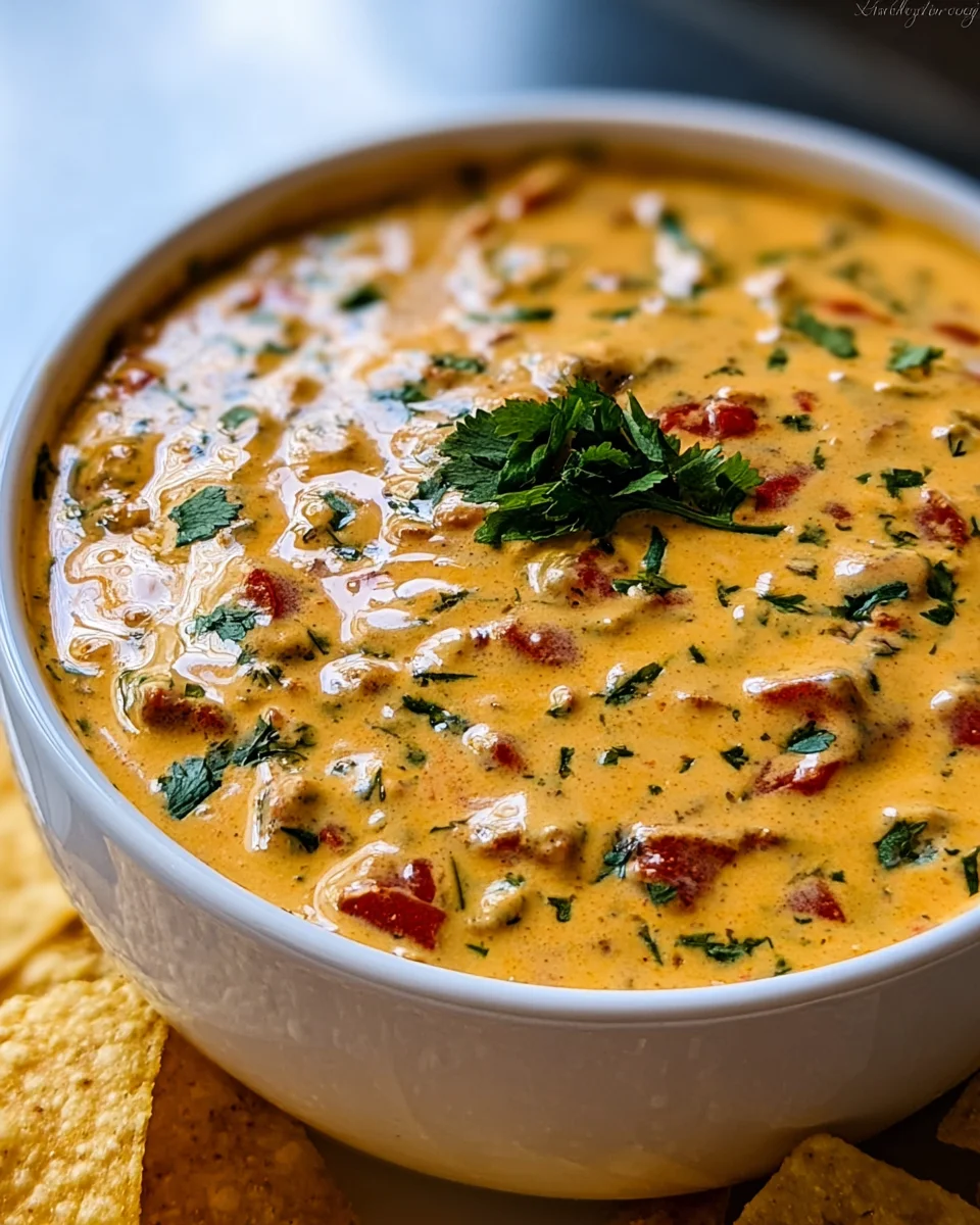 Cheesy Rotel Ranch Queso: Ultimate Party Dip Recipe!