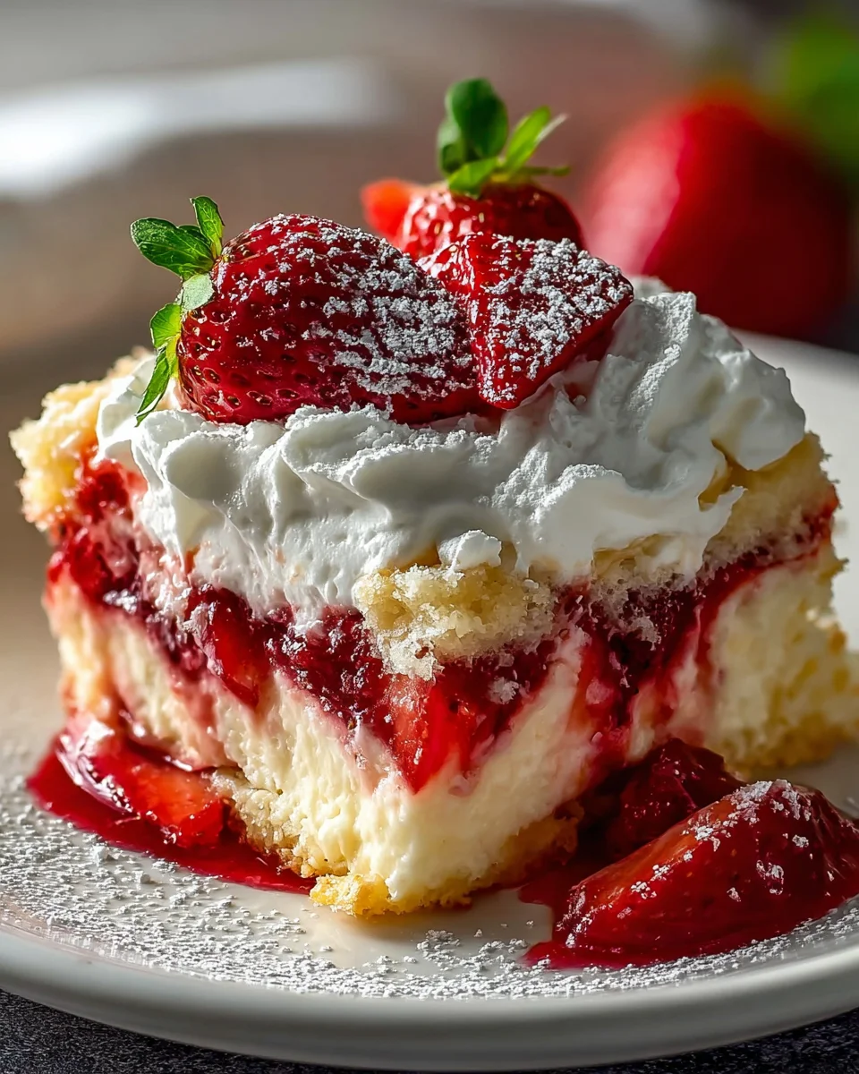 Ultimate Strawberry Cheesecake Dump Cake: Simple & Delicious