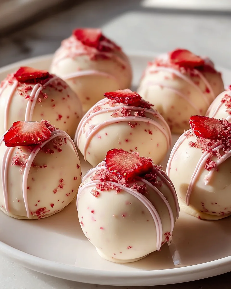 Delicious Strawberry Cheesecake Truffle Balls Recipe to Try!