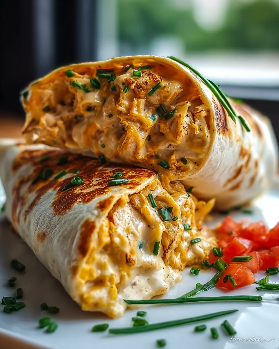 Quick Cheese Garlic Chicken Wraps Recipe for Easy Meals