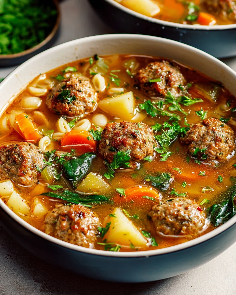Easy Meatball Soup Recipe: Quick, Delicious, and Hearty!