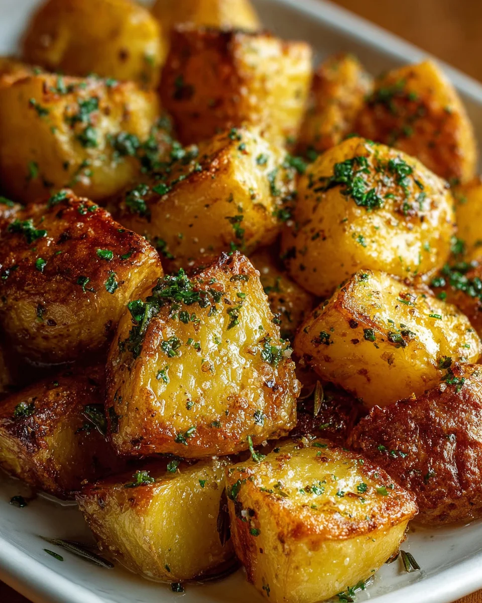 Crispy Homemade Roast Potatoes Recipe - Perfect Side Dish