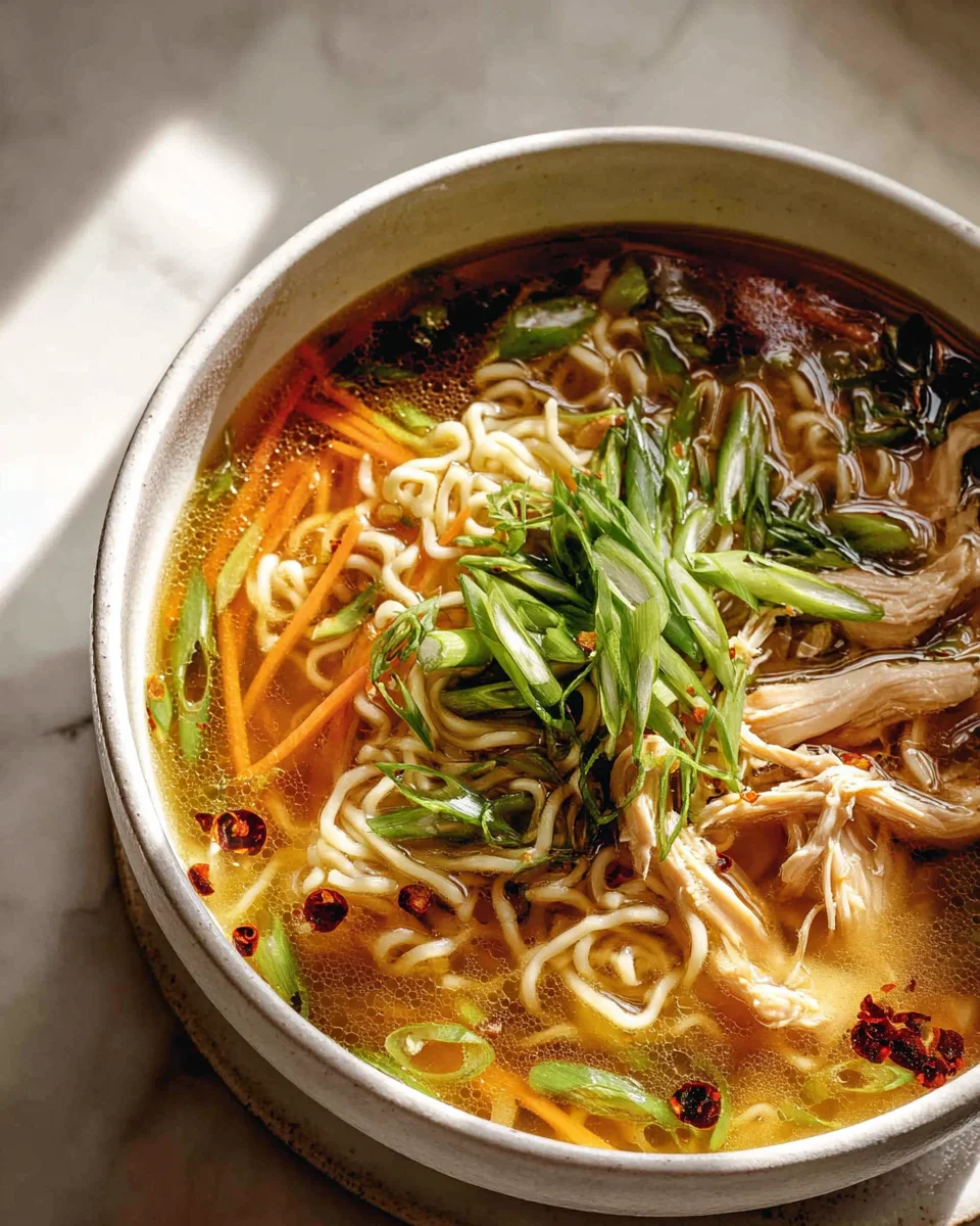 Aromatic Garlic Chicken Noodle Soup Recipe for Flavor Lovers