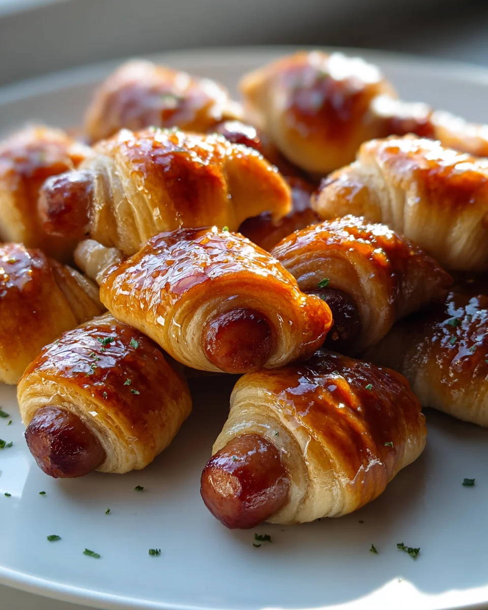 Delicious Glazed Beef Pigs In A Blanket Recipe to Savor