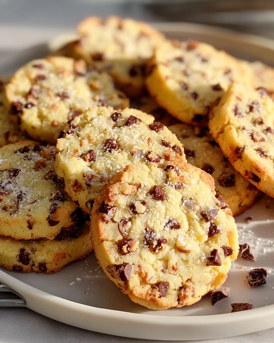 Best Chocolate Chip Toffee Shortbread Cookie Recipe!