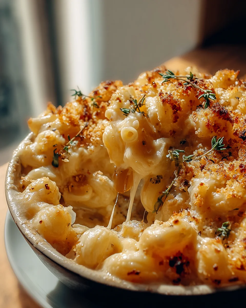 Savory French Onion Soup Mac and Cheese Recipe Delight