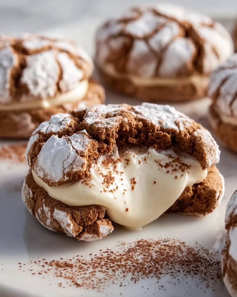 Indulge in Tiramisu Crinkle Cookies: A Delightful Treat!