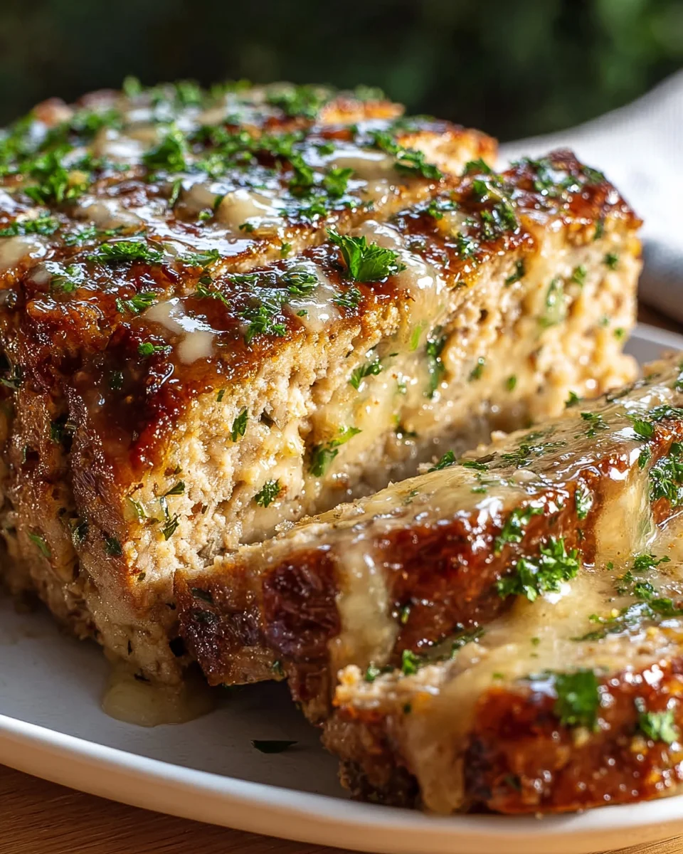 Juicy Garlic Parmesan Chicken Meatloaf Recipe You’ll Love!