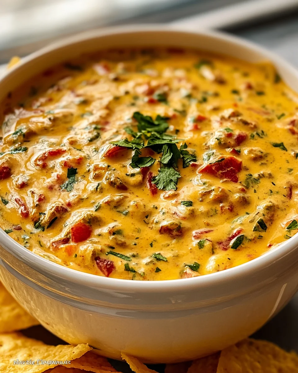 Cheesy Rotel Ranch Queso: Ultimate Party Dip Recipe!