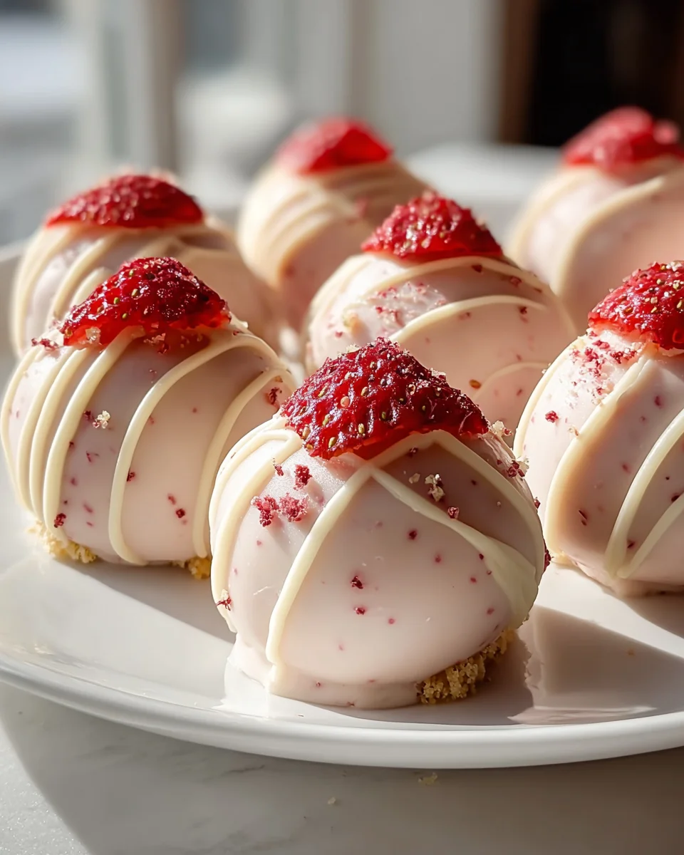 Delicious Strawberry Cheesecake Truffle Balls Recipe to Try!