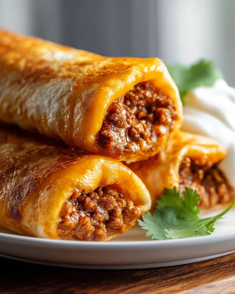 Delicious Beef And Cheese Chimichangas Recipe to Savor!