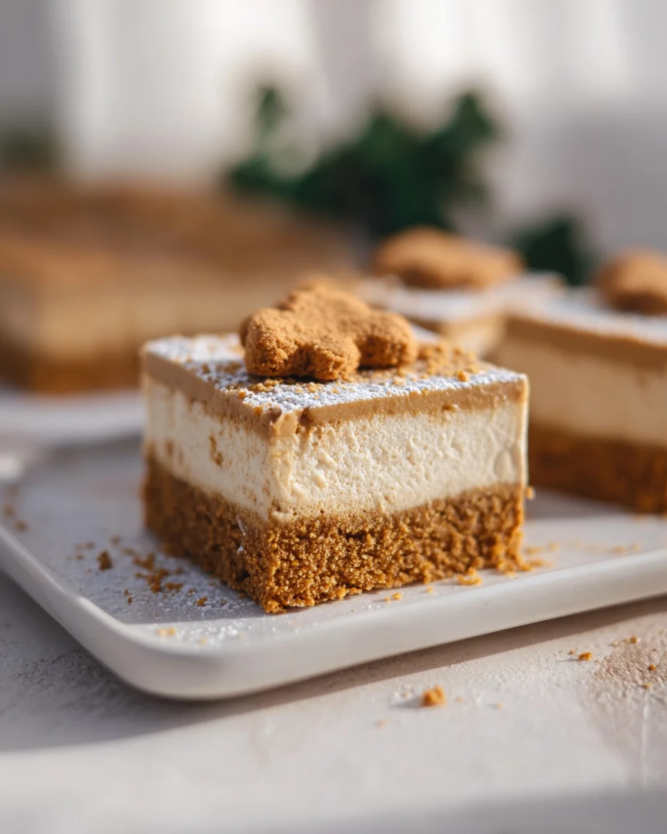 Amazing Non-Alcoholic Gin Extract Gingerbread Cheesecake Bars