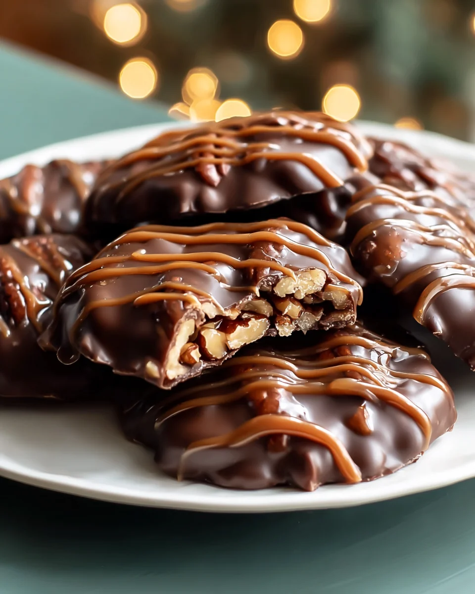 Easy Christmas Pecan Turtles Recipe - Festive Sweet Treat!