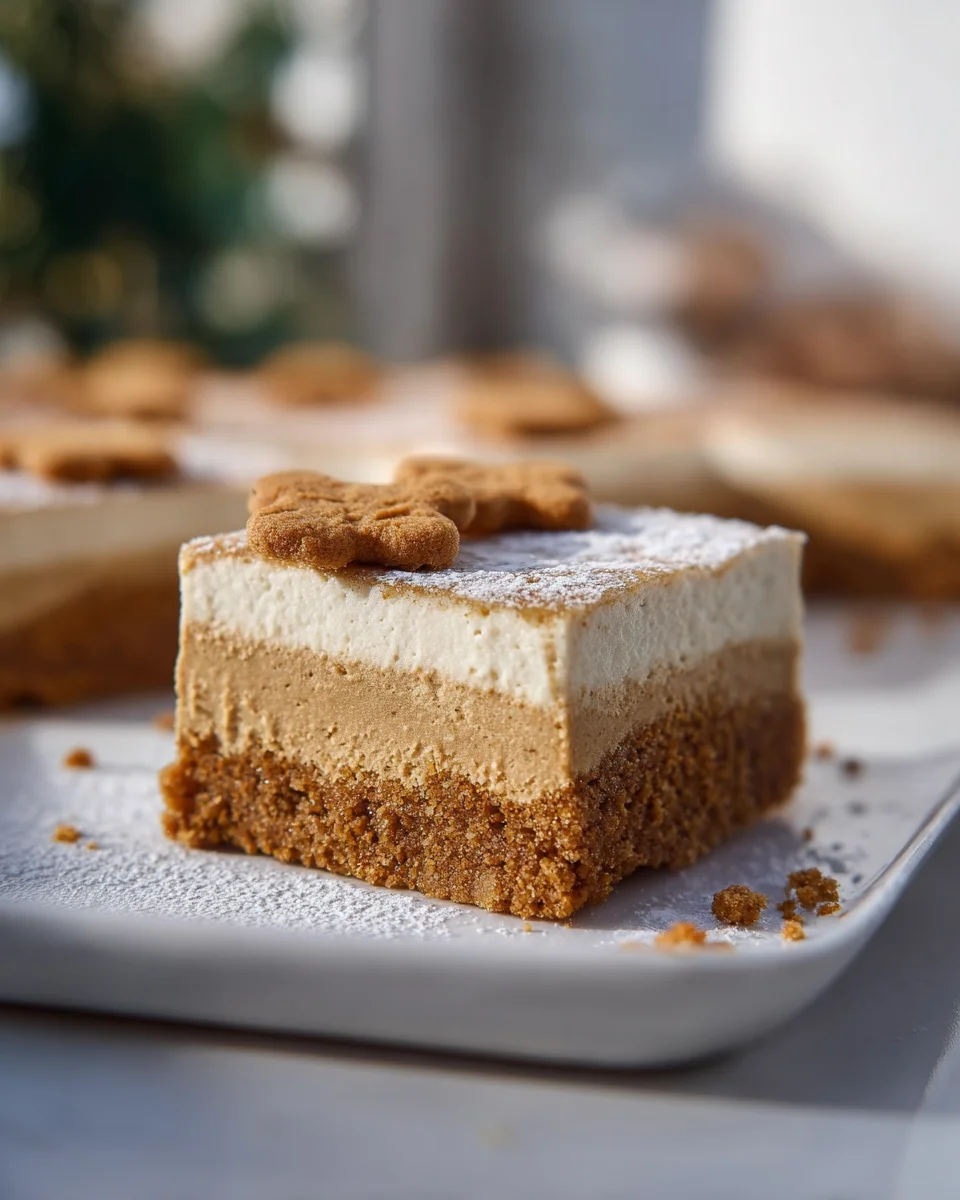 Amazing Non-Alcoholic Gin Extract Gingerbread Cheesecake Bars