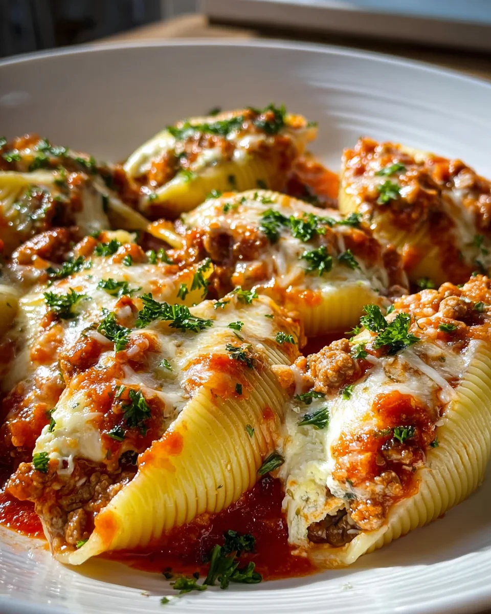 Best Beef Stuffed Shells Recipe – Creamy Ricotta Pasta