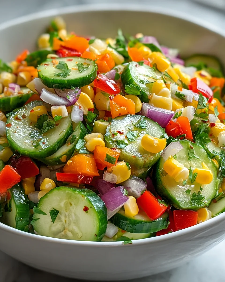 Fresh Mexican Cucumber Salad: Zesty & Refreshing Delight!