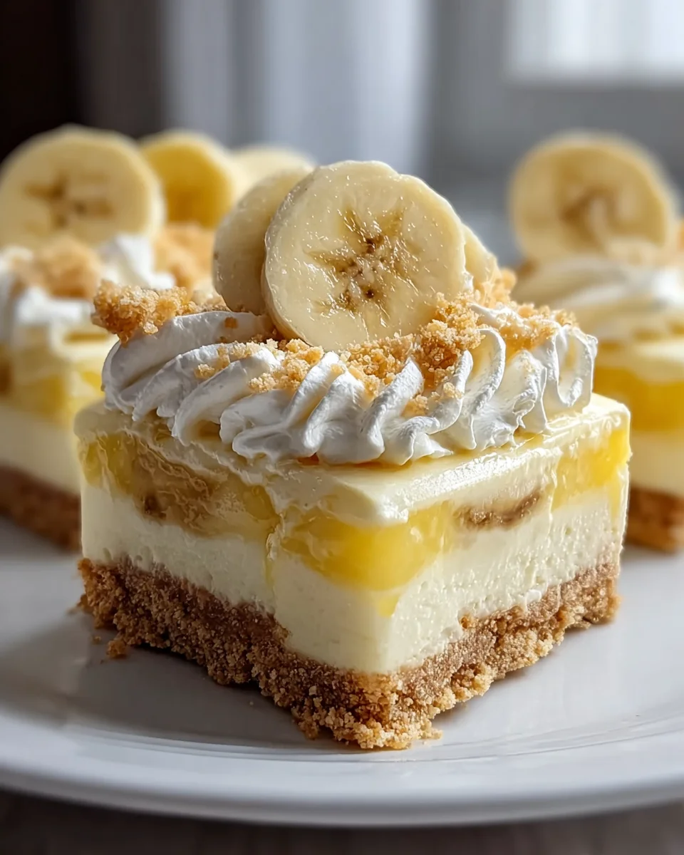 Delicious Banana Pudding Cheesecake Squares Recipe to Try!