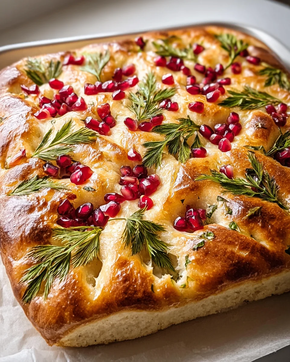 Delicious Christmas Focaccia Recipe for Holiday Feasting!
