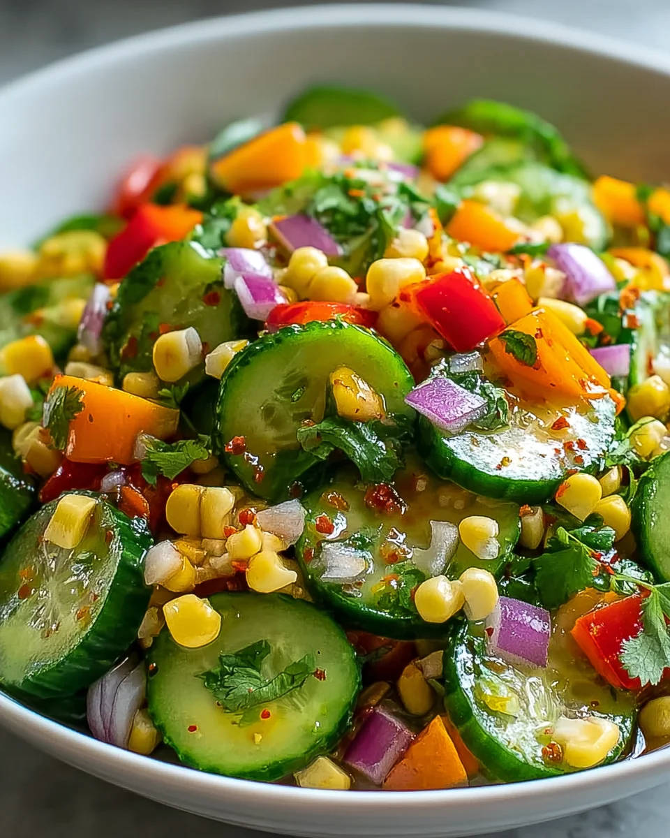 Fresh Mexican Cucumber Salad: Zesty & Refreshing Delight!