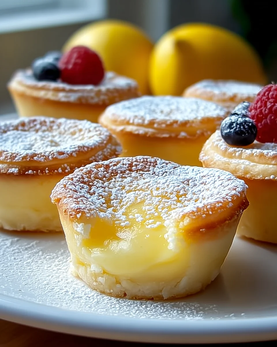 Delicious Baby Lemon Impossible Pies Recipe for Sweet Lovers