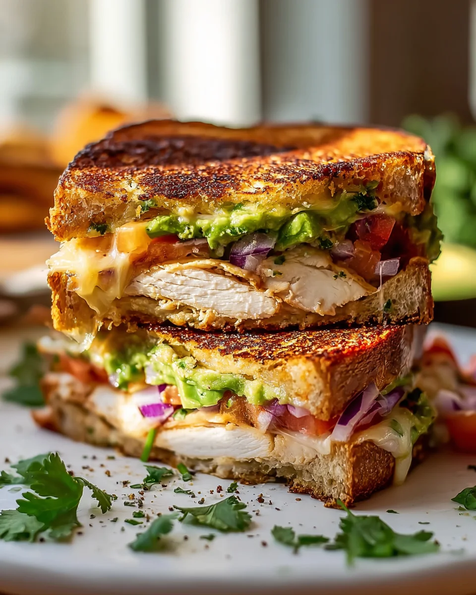 Delicious Chicken Avocado Melt Sandwich Recipe to Savor