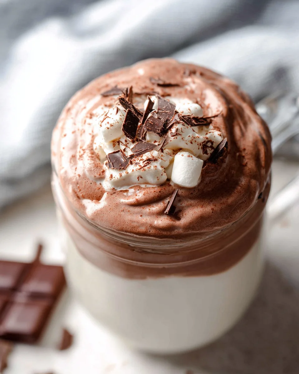 Indulge in Creamy Whipped Hot Chocolate Delight Recipe