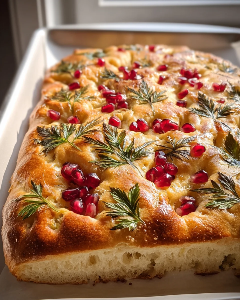 Delicious Christmas Focaccia Recipe for Holiday Feasting!